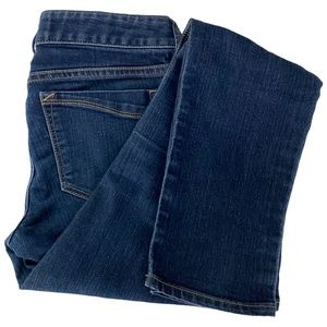 Express Stella Ankle Skinny Womens Size 2 Blue Dark Wash Denim Low Rise Jeans